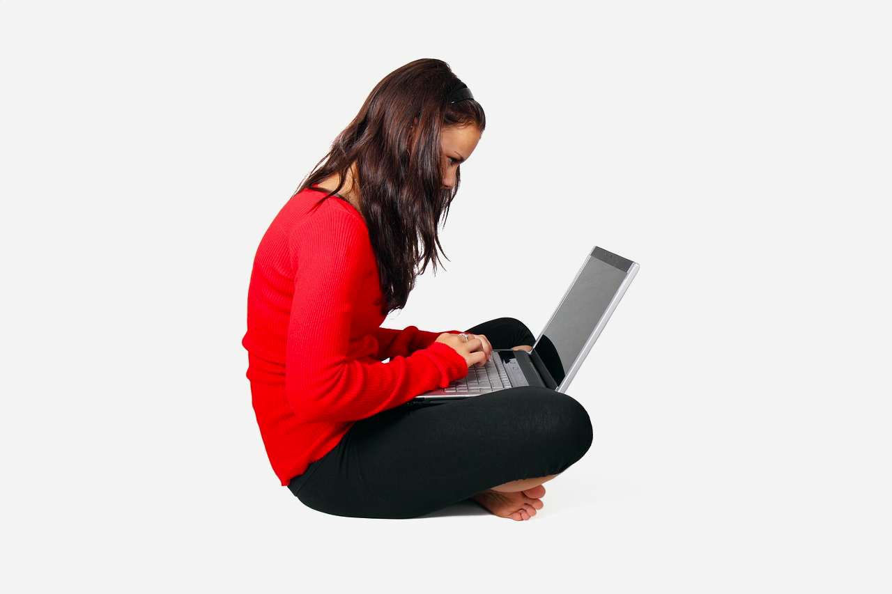 woman with poor posture