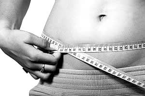 belly with measuring tape