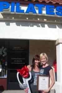 Lora & Nikki setting up shop!